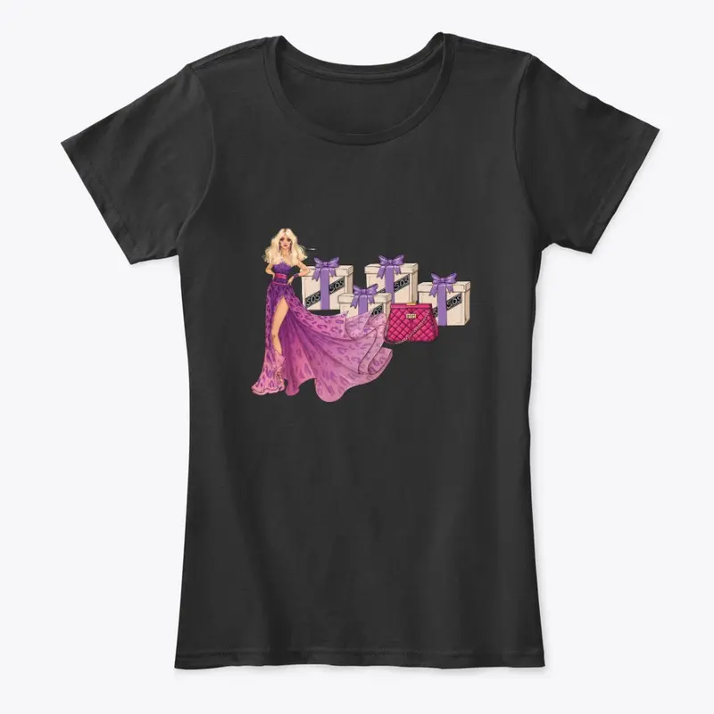 TRR Chloe Ravens Print T-shirt