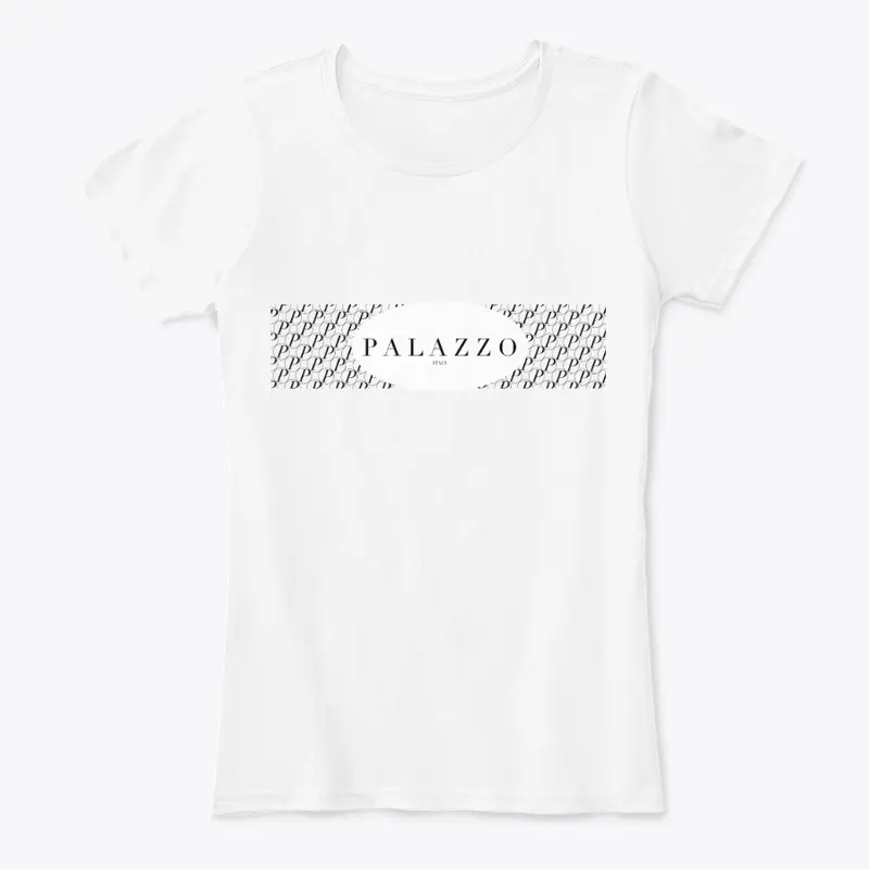 Palazzo Black Monogram Women's T-Shirt