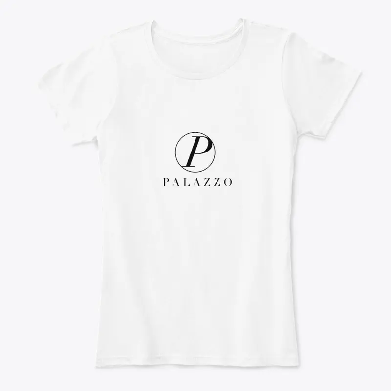 Palazzo Black Logo Fitted Wmn's T-Shirt