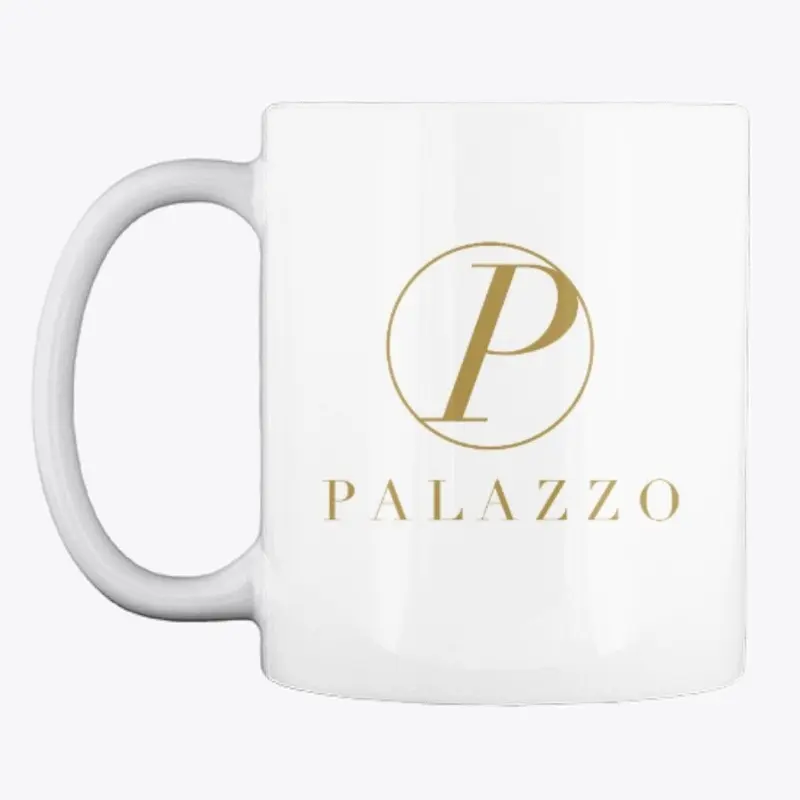 Palazzo Gold Logo Mug