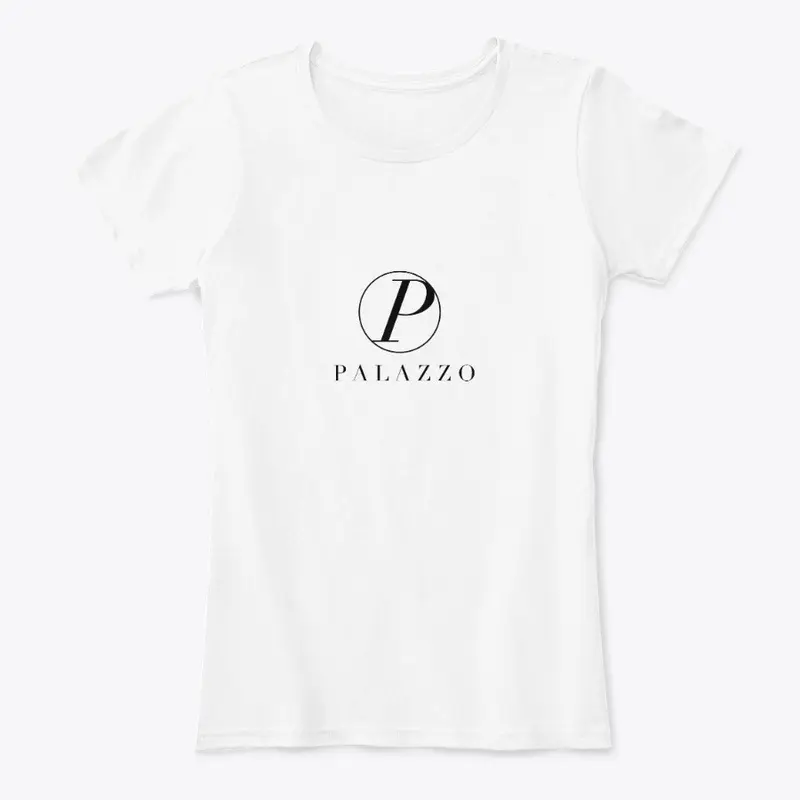 Palazzo Black Logo Fitted Wmn's T-Shirt